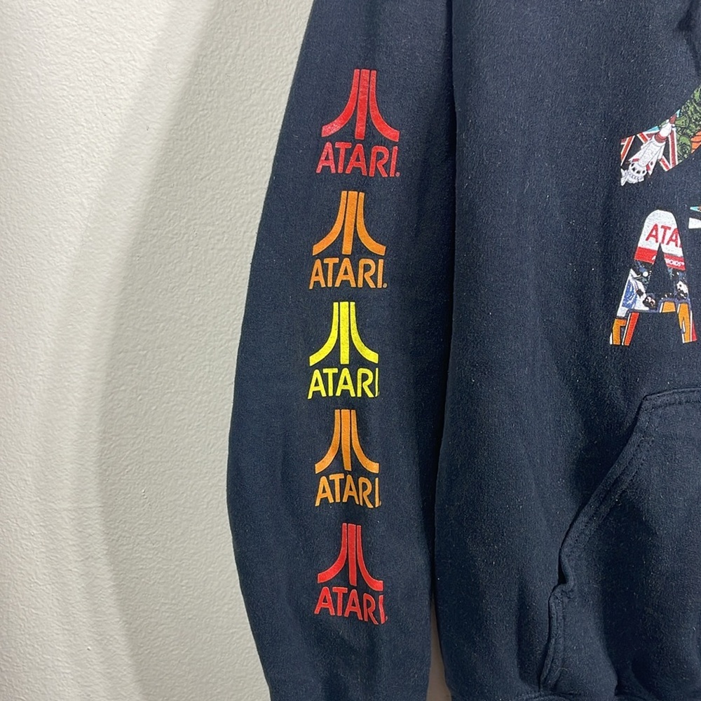 (N)‎ Atari Hoodie Sweater Pullover Size Small Black Promo Men's
Pullover - Picture 3 of 11